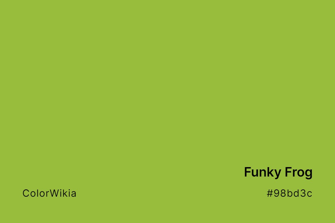 funky frog color 98bd3c