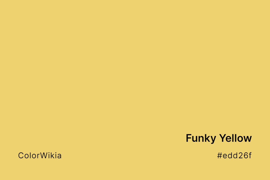 Funky Yellow Color – #edd26f: Codes and Complete Breakdown