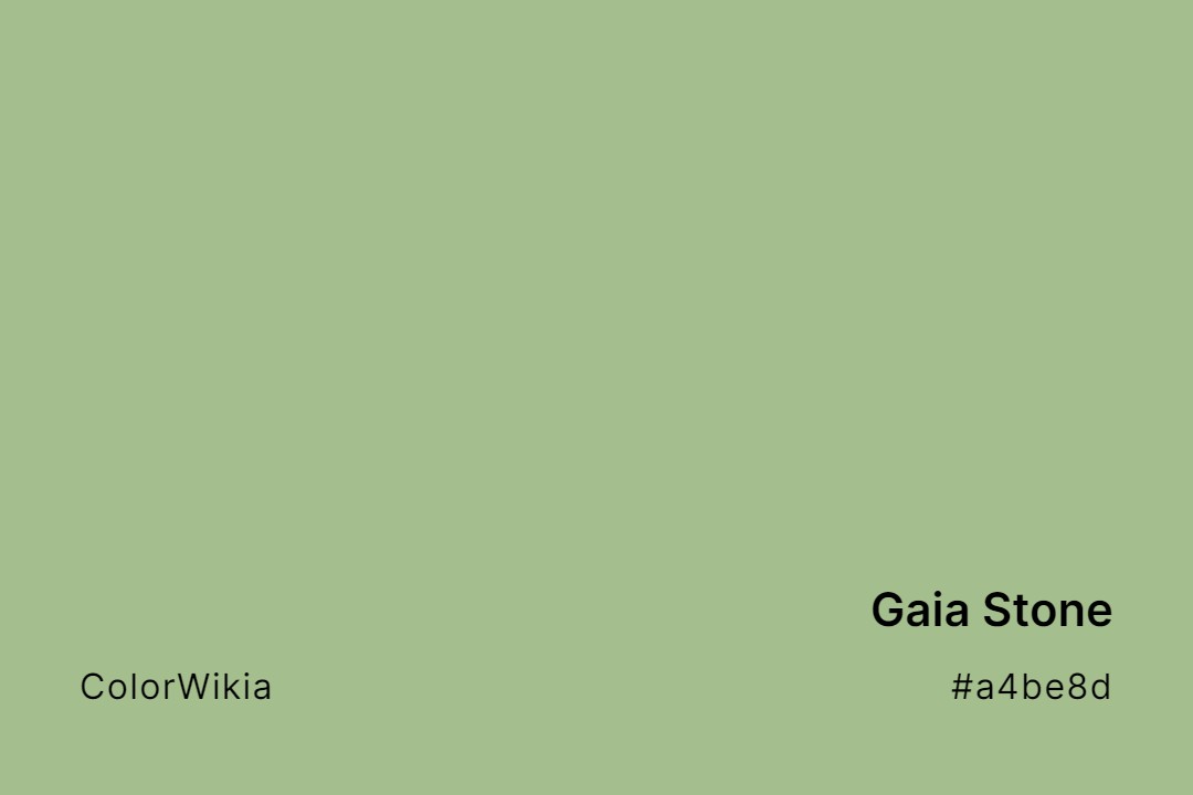 Gaia Stone Color – #a4be8d: Codes and Complete Breakdown