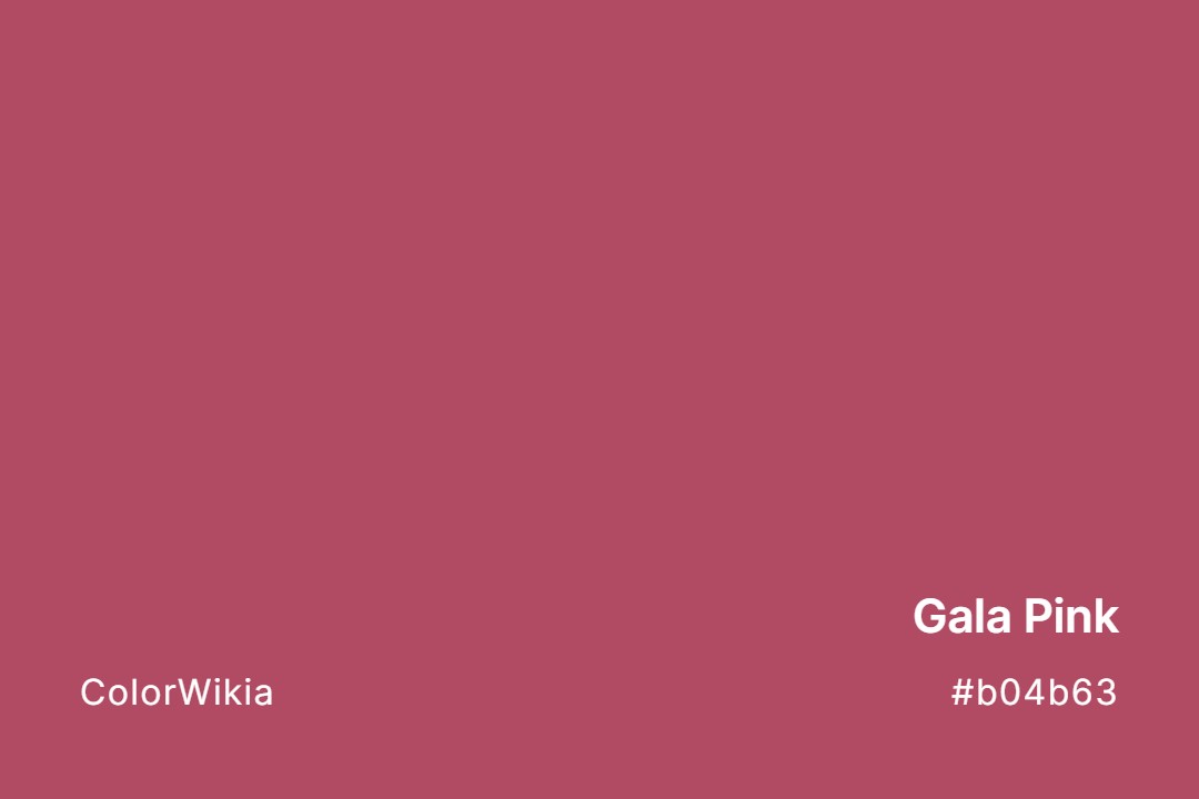 Gala Pink Color – #b04b63: Codes and Complete Breakdown