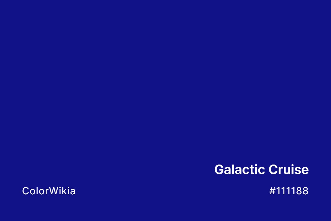 galactic cruise color 111188