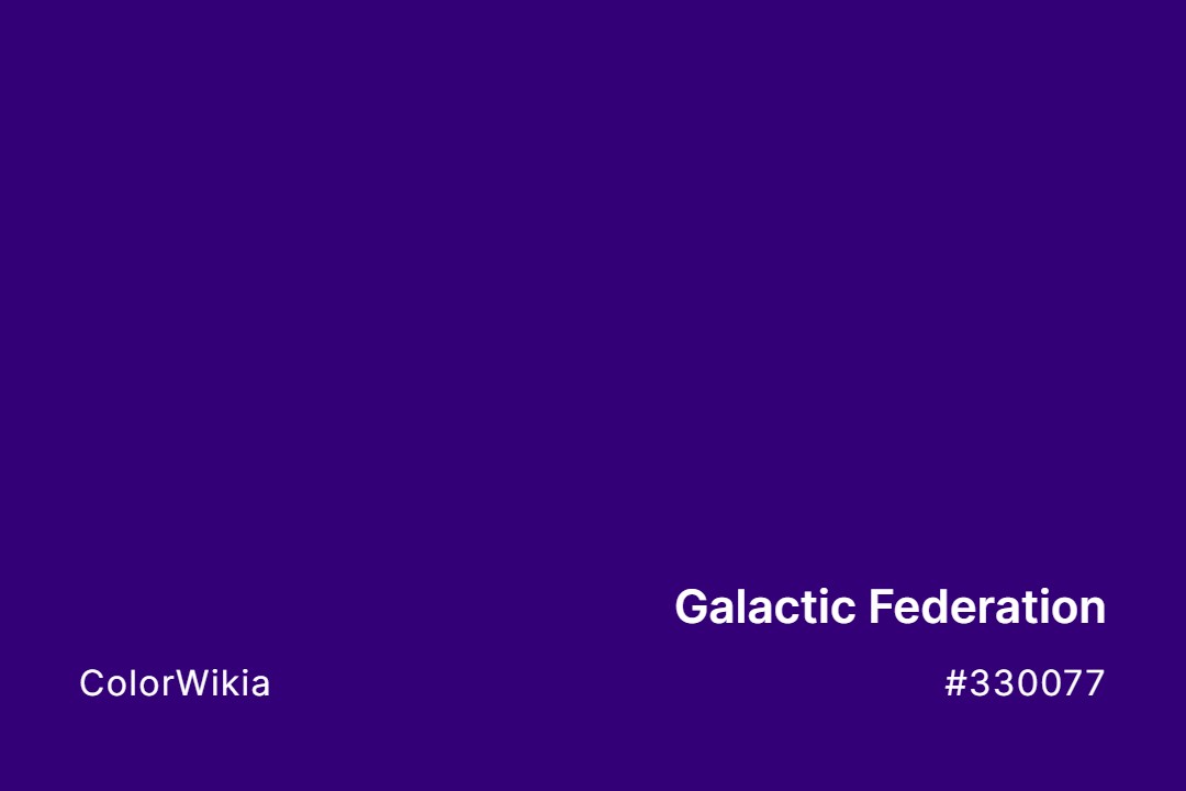 galactic federation color 330077