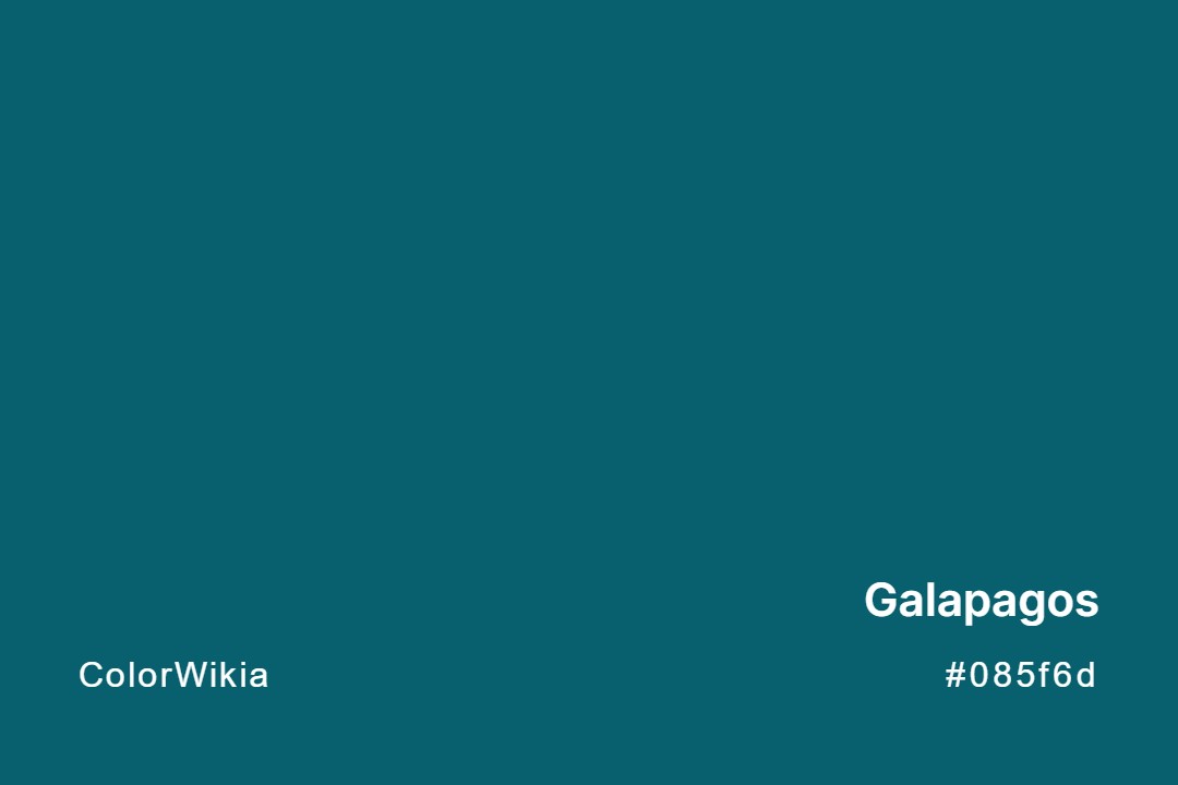 Galapagos Color – #085f6d: Codes and Complete Breakdown