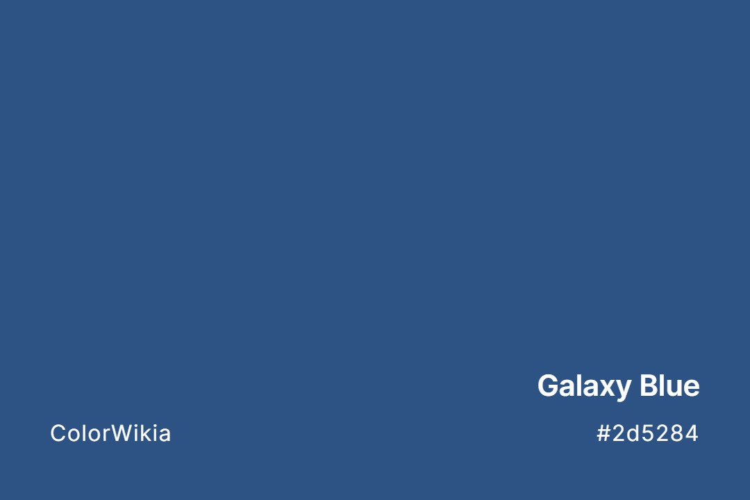 galaxy blue color 2d5284