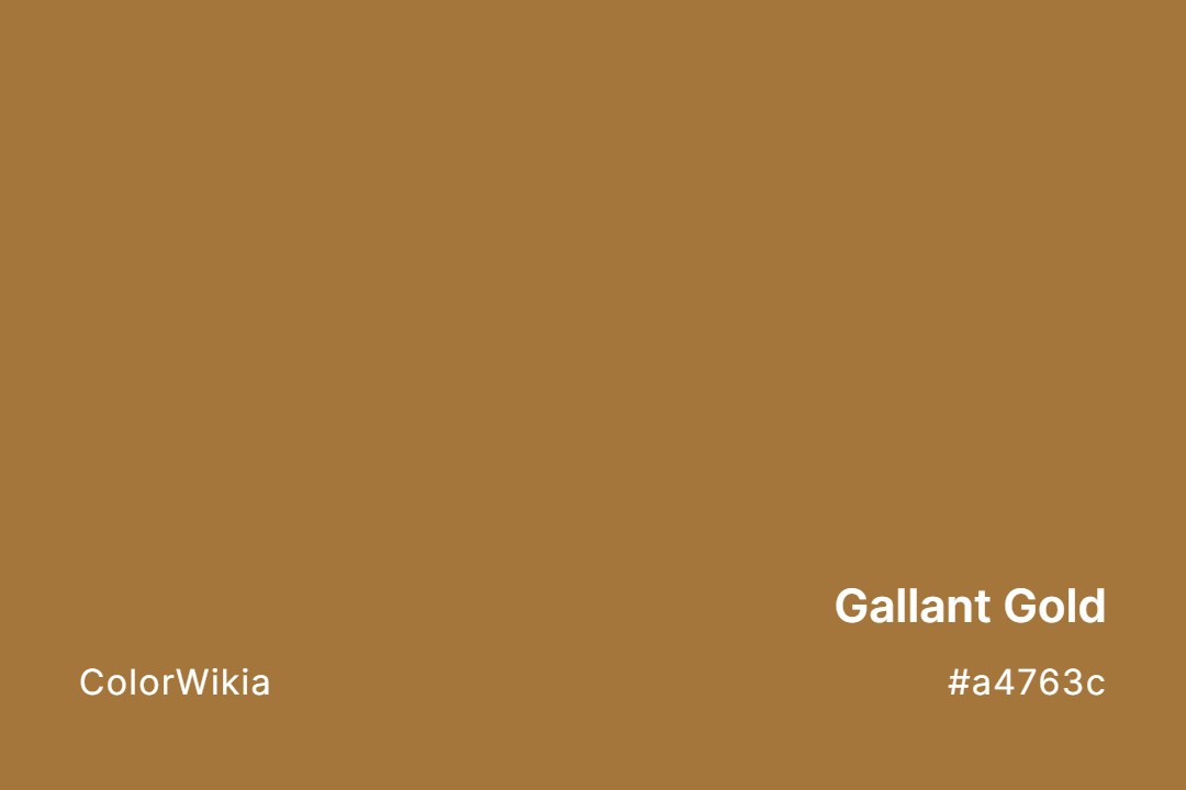 Gallant Gold Color – #a4763c: Codes and Complete Breakdown
