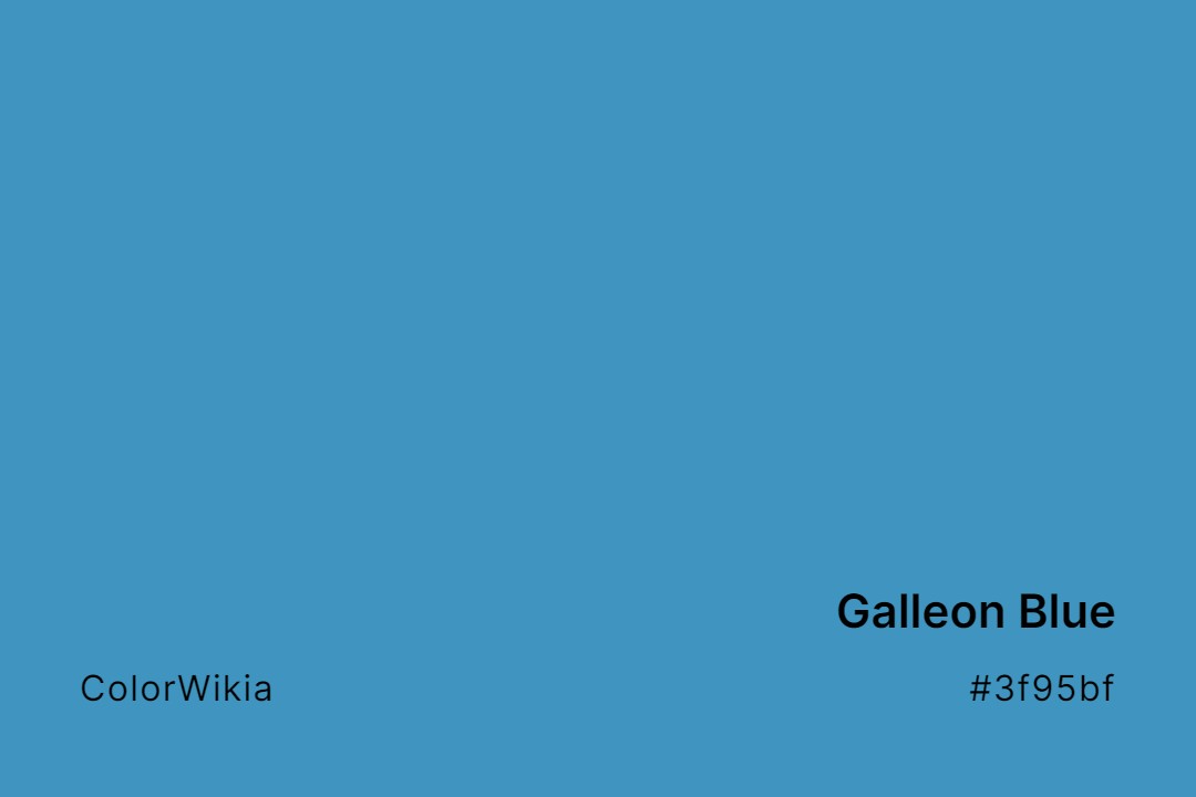 Galleon Blue Color – #3f95bf: Codes and Complete Breakdown