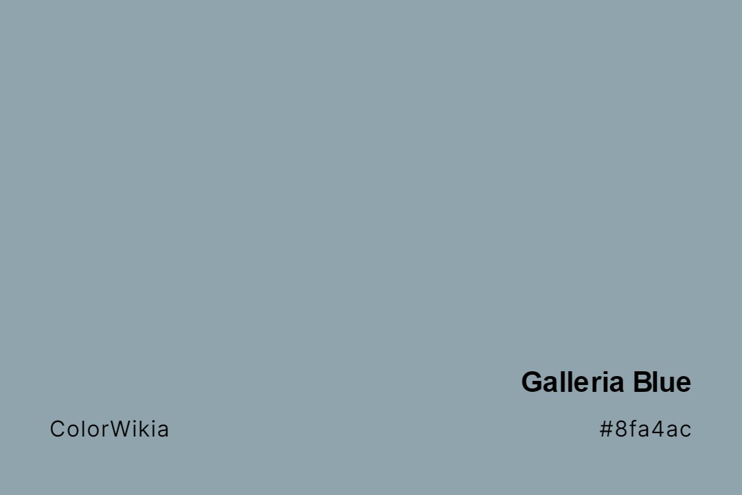 Galleria Blue Color – #8fa4ac: Codes and Complete Breakdown