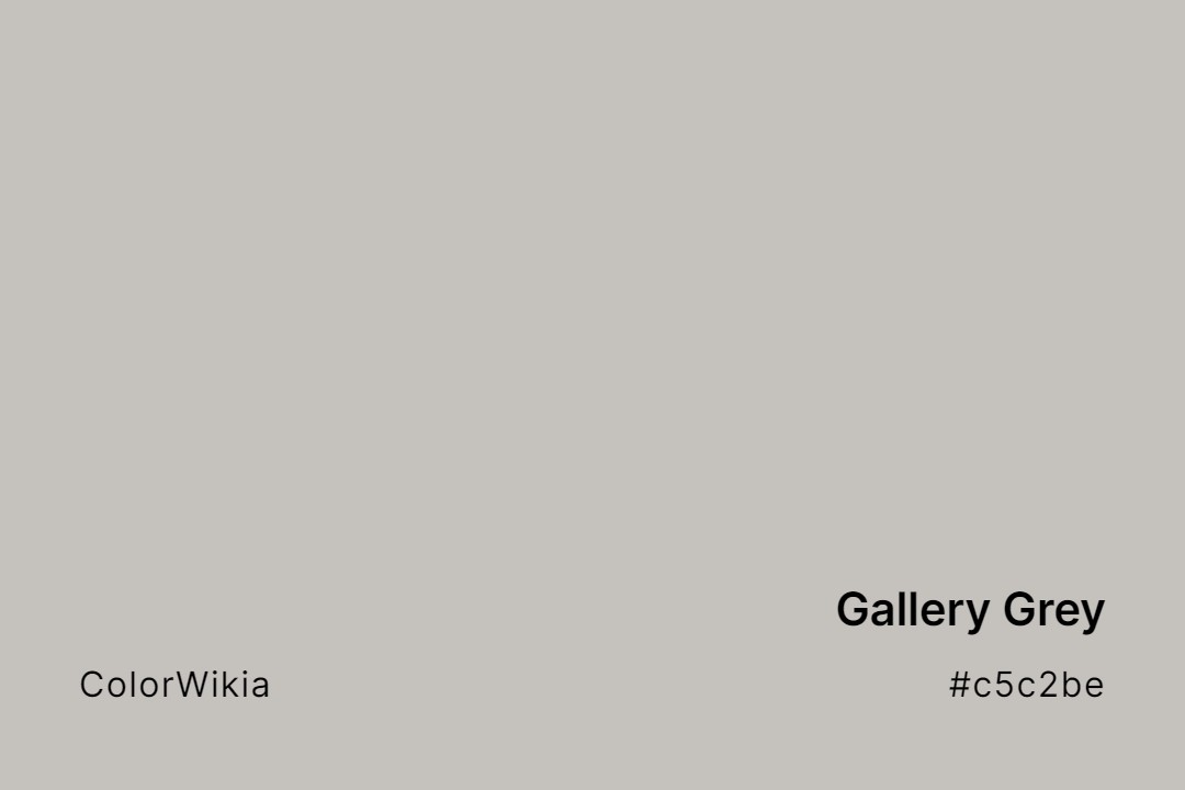 Gallery Grey Color – #c5c2be: Codes and Complete Breakdown