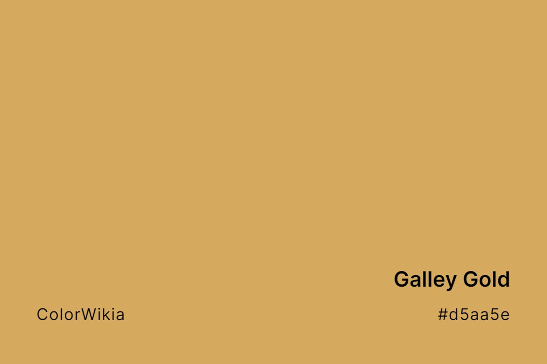 Galley Gold Color – #d5aa5e: Codes and Complete Breakdown