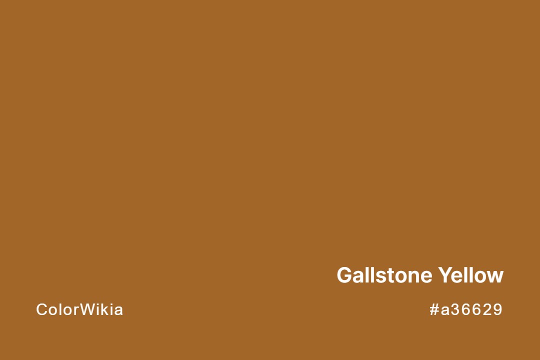 Gallstone Yellow Color – #a36629: Codes and Complete Breakdown