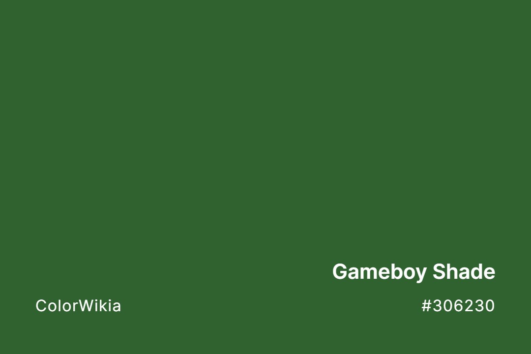 gameboy shade color 306230