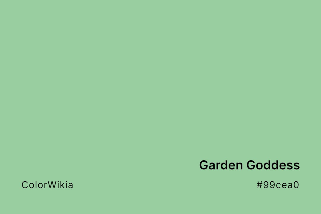 Garden Goddess Color – #99cea0: Codes and Complete Breakdown