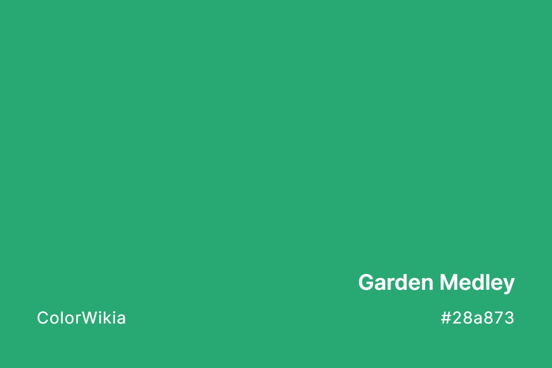 Garden Medley Color – #28a873: Codes and Complete Breakdown