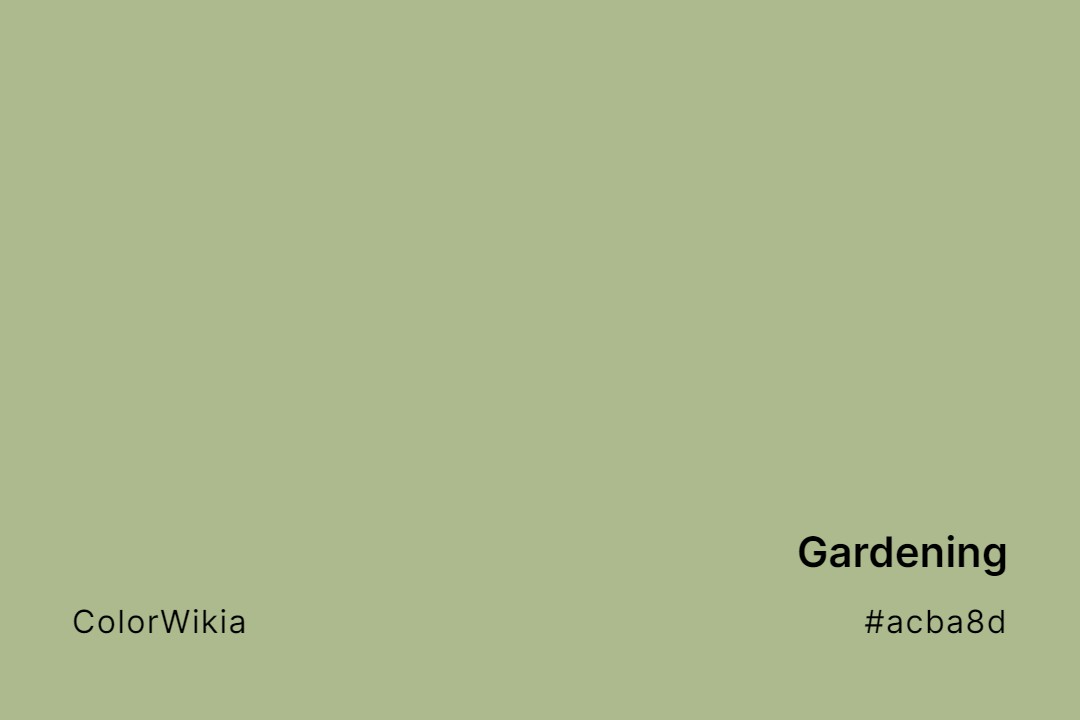 Gardening Color – #acba8d: Codes and Complete Breakdown
