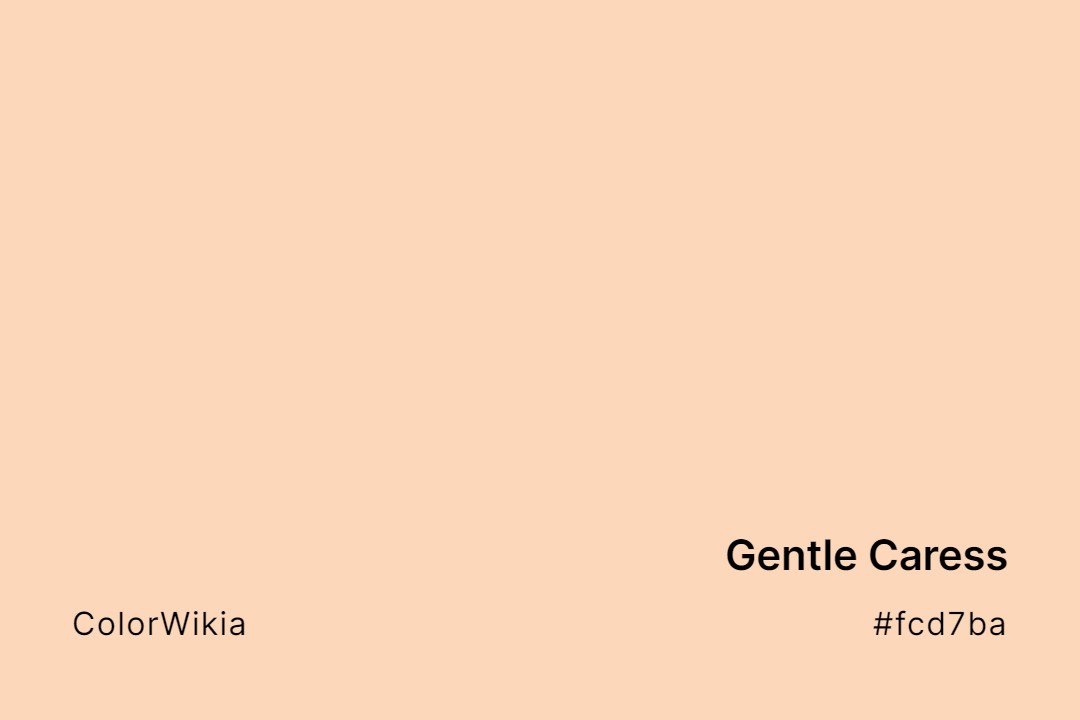 gentle caress color fcd7ba