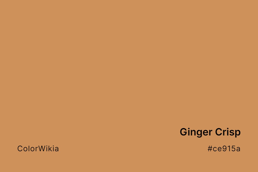 ginger crisp color ce915a