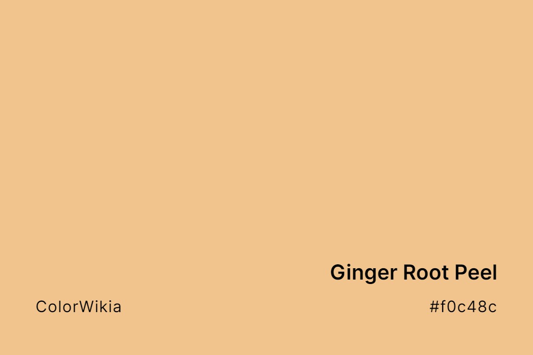 ginger root peel color f0c48c