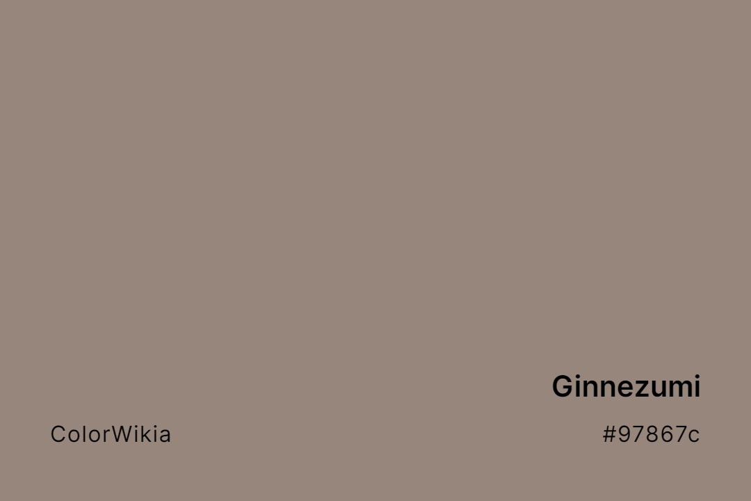 Ginnezumi Color – #97867c: Codes and Complete Breakdown