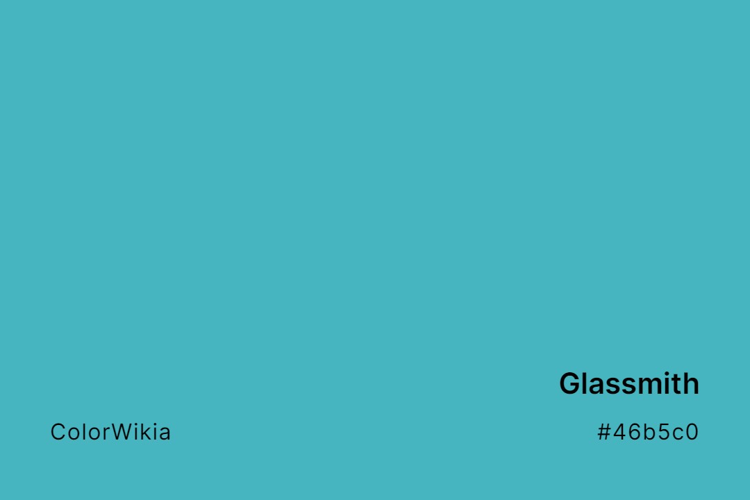 Glassmith Color – #46b5c0: Codes and Complete Breakdown