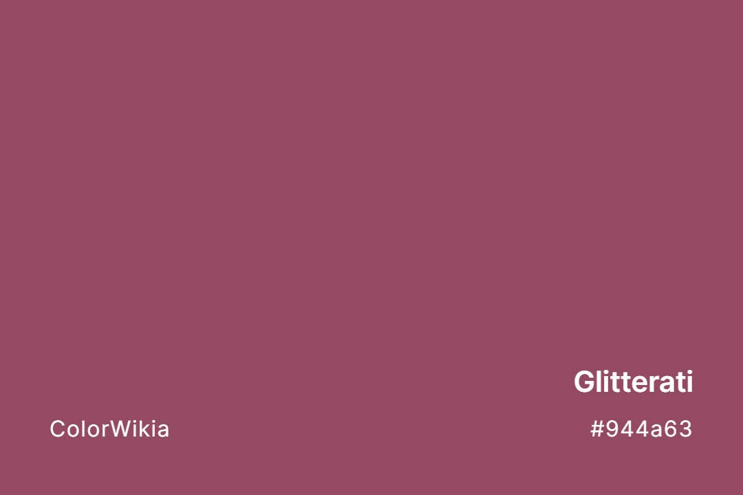 Glitterati Color – #944a63: Codes and Complete Breakdown