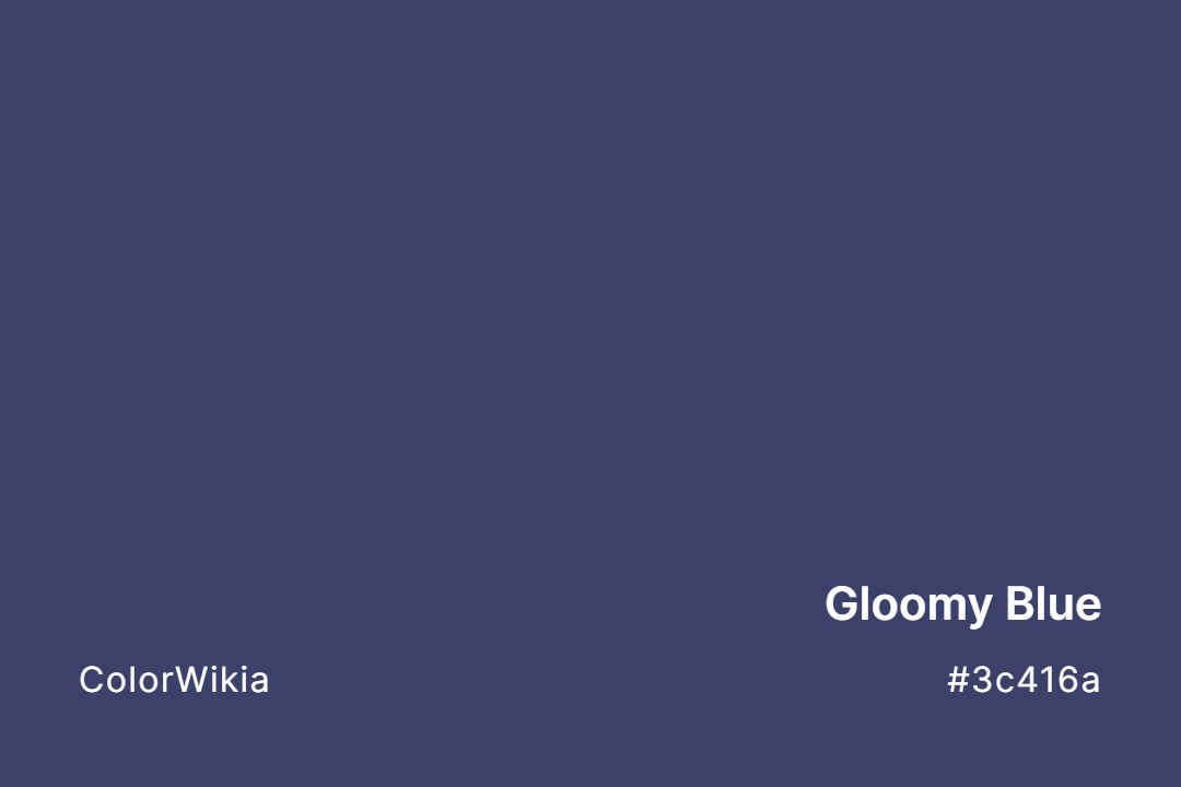 Gloomy Blue Color – #3c416a: Codes and Complete Breakdown