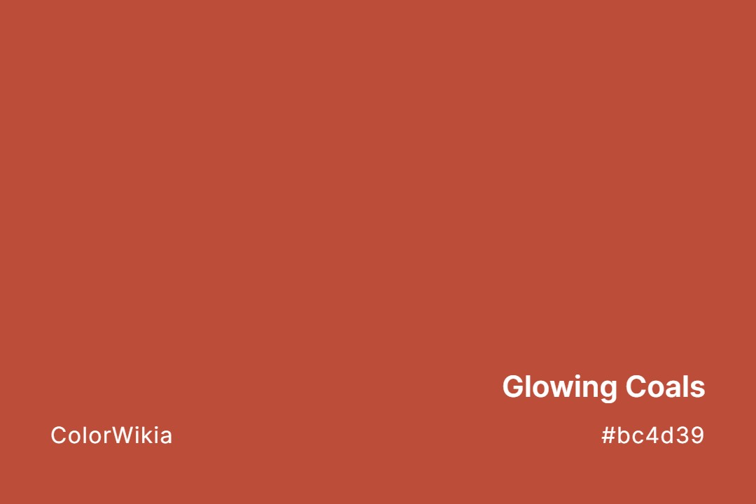 glowing coals color bc4d39