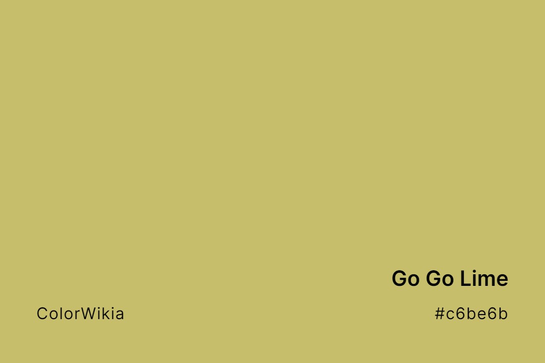 go go lime color c6be6b