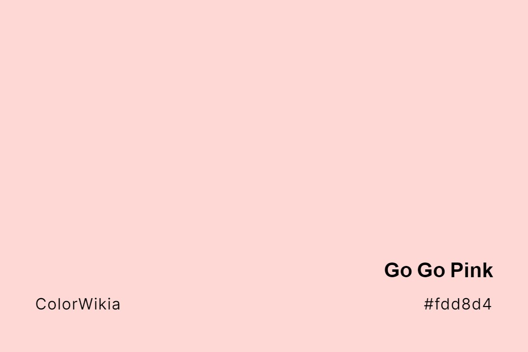 go go pink color fdd8d4