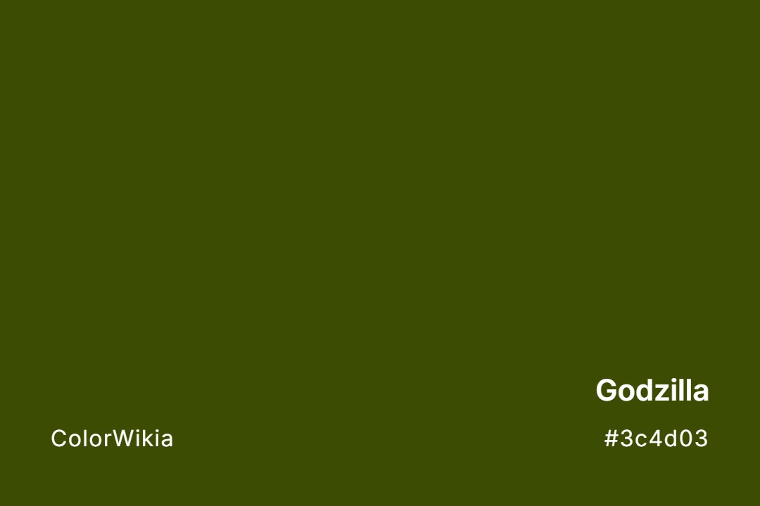 Godzilla Color – #3c4d03: Codes and Complete Breakdown