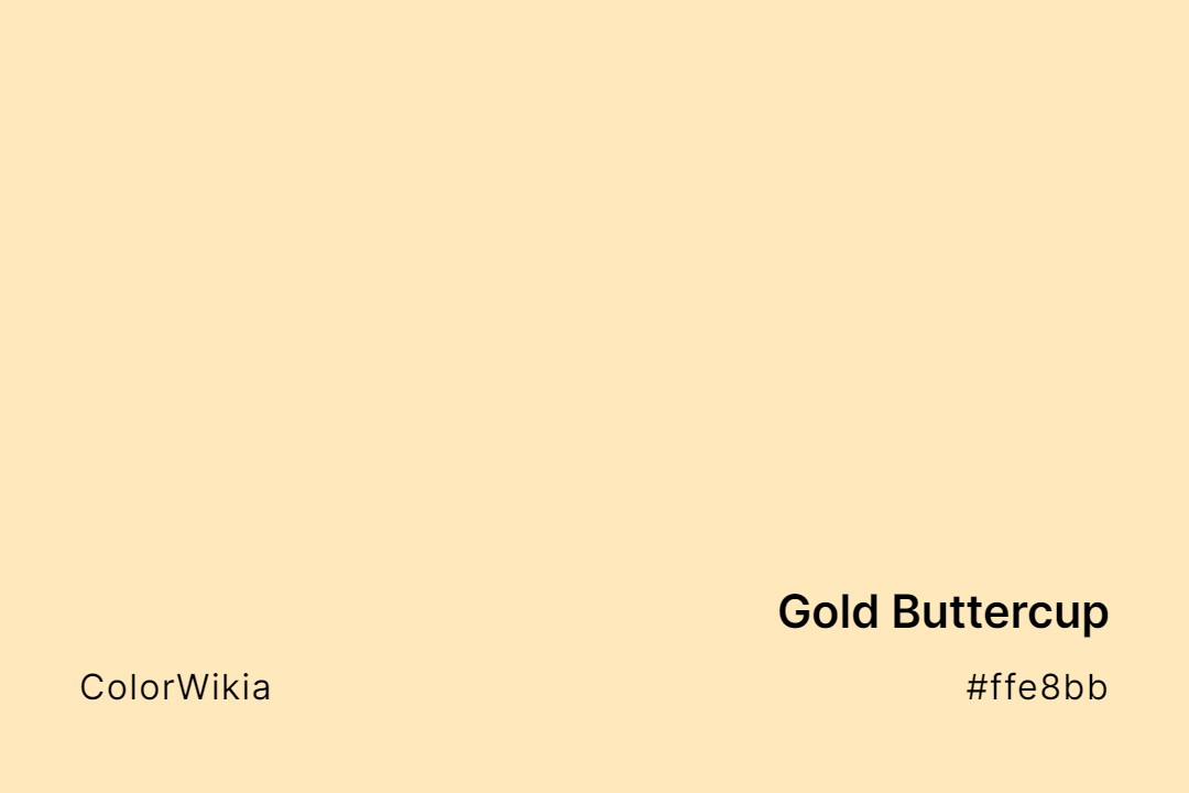 gold buttercup color ffe8bb