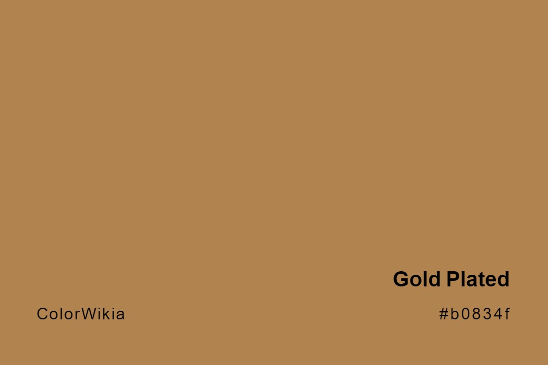 Gold Plated Color – #b0834f: Codes and Complete Breakdown