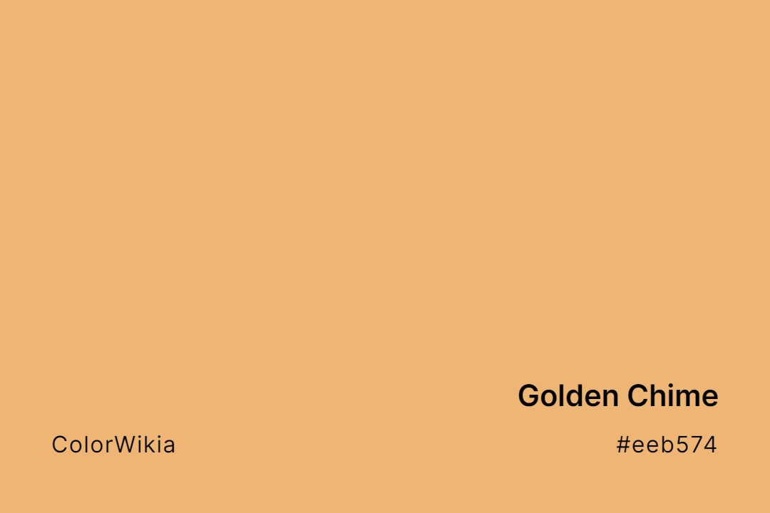 golden chime color eeb574