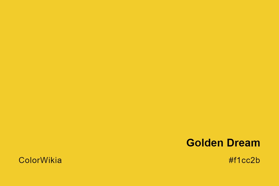 Golden Dream Color – #f1cc2b: Codes and Complete Breakdown