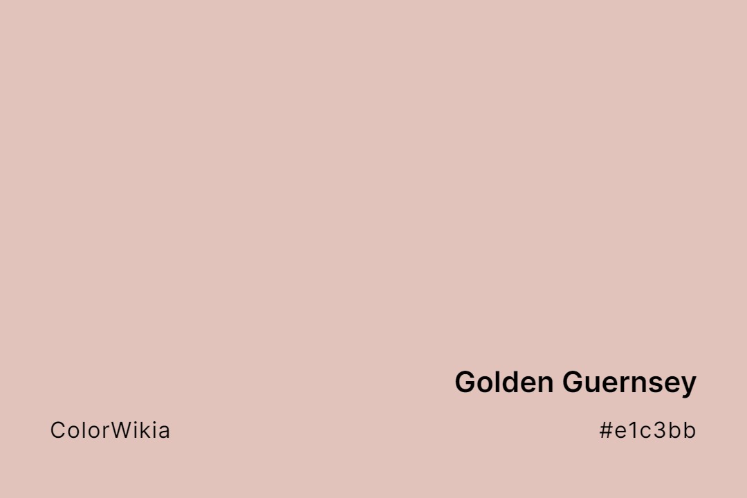 Golden Guernsey Color – #e1c3bb: Codes and Complete Breakdown
