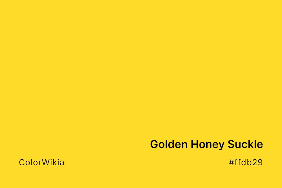 Golden Honey Suckle Color – #ffdb29: Codes and Complete Breakdown