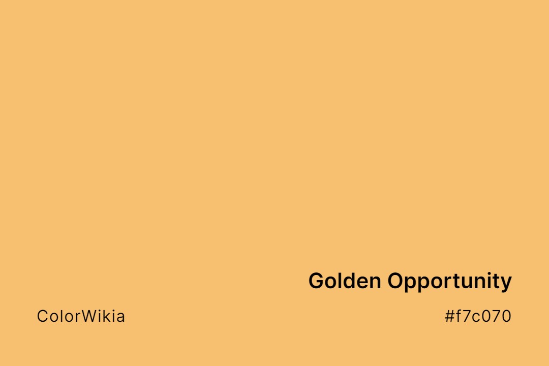 Golden Opportunity Color – #f7c070: Codes and Complete Breakdown