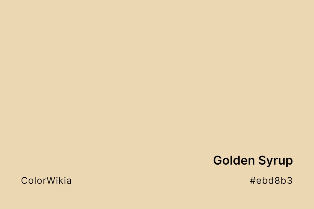 golden syrup color ebd8b3