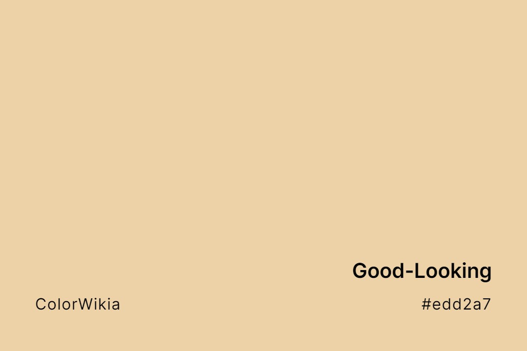 Good-Looking Color – #edd2a7: Codes and Complete Breakdown