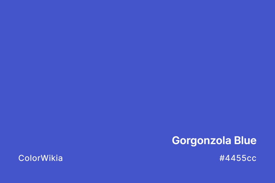 Gorgonzola Blue Color – #4455cc: Codes and Complete Breakdown