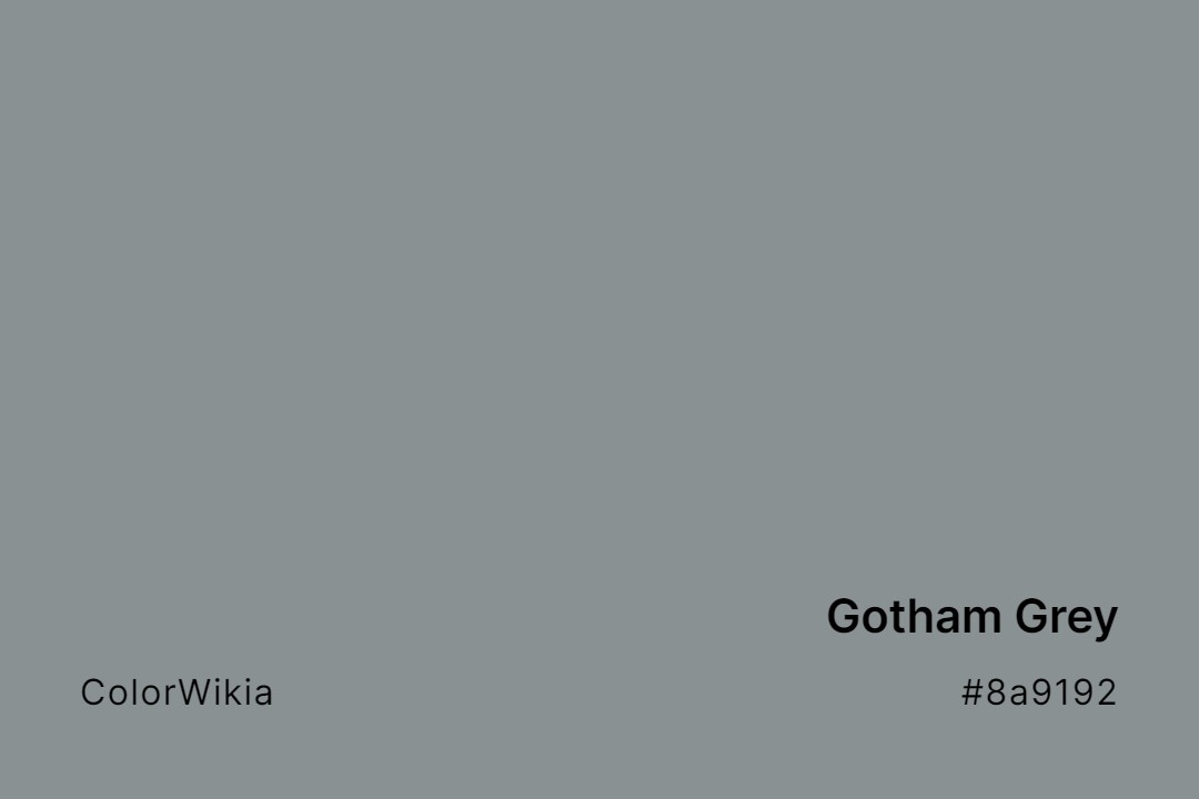 Gotham Grey Color – #8a9192: Codes and Complete Breakdown