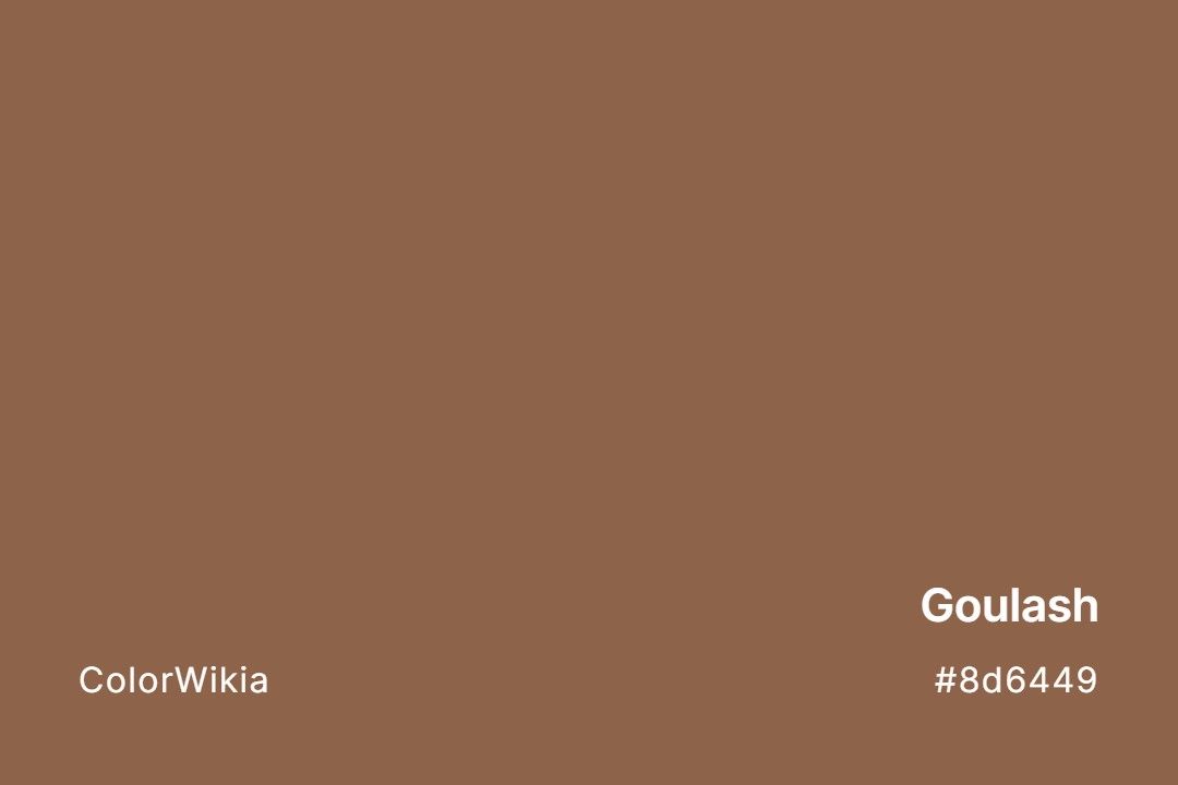 Goulash Color – #8d6449: Codes and Complete Breakdown