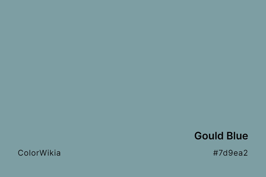 Gould Blue Color – #7d9ea2: Codes and Complete Breakdown