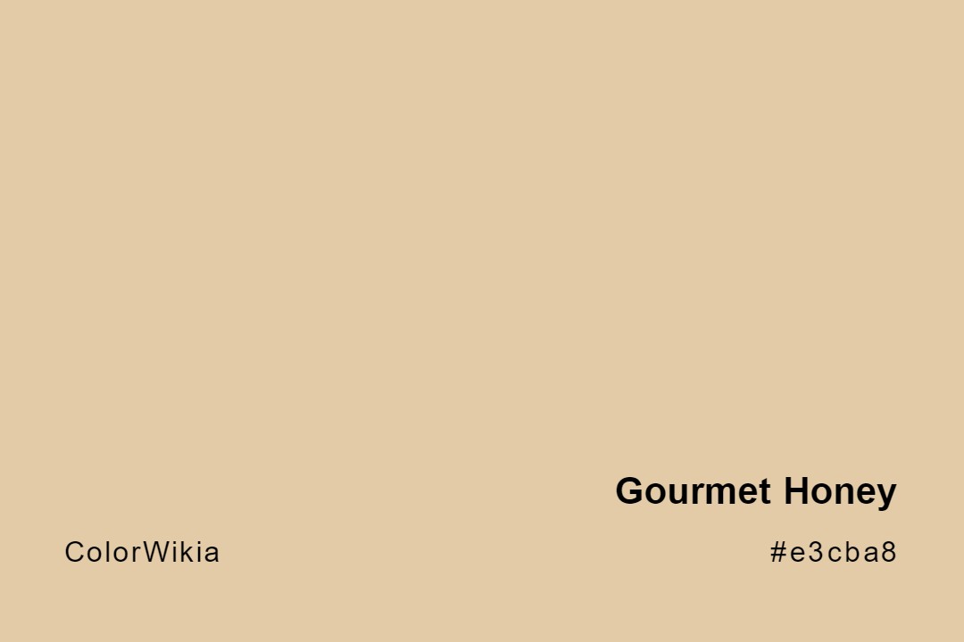 Gourmet Honey Color – #e3cba8: Codes and Complete Breakdown