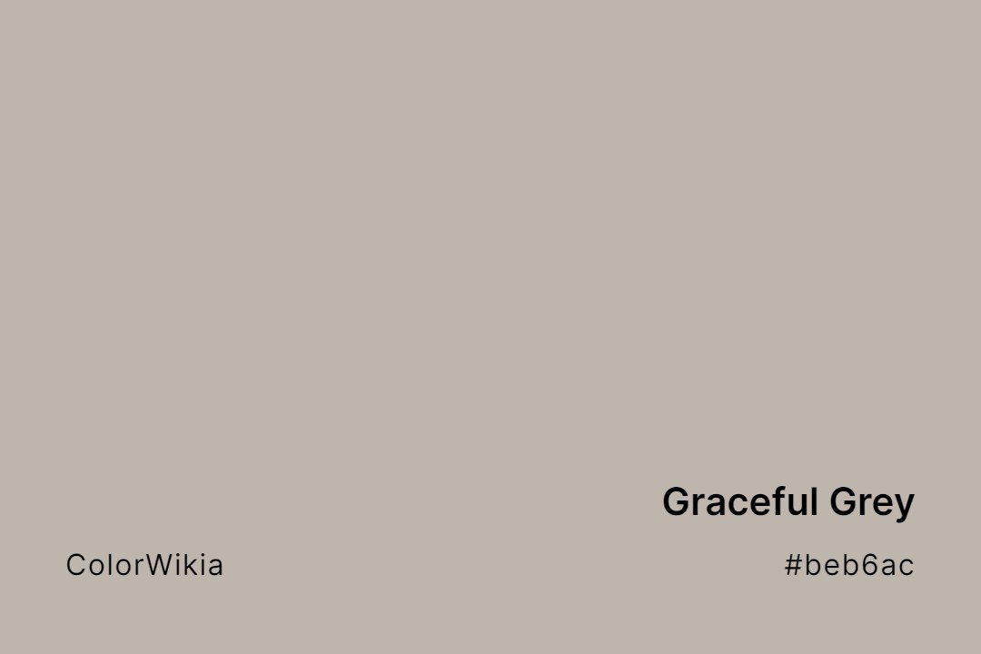 graceful grey color beb6ac