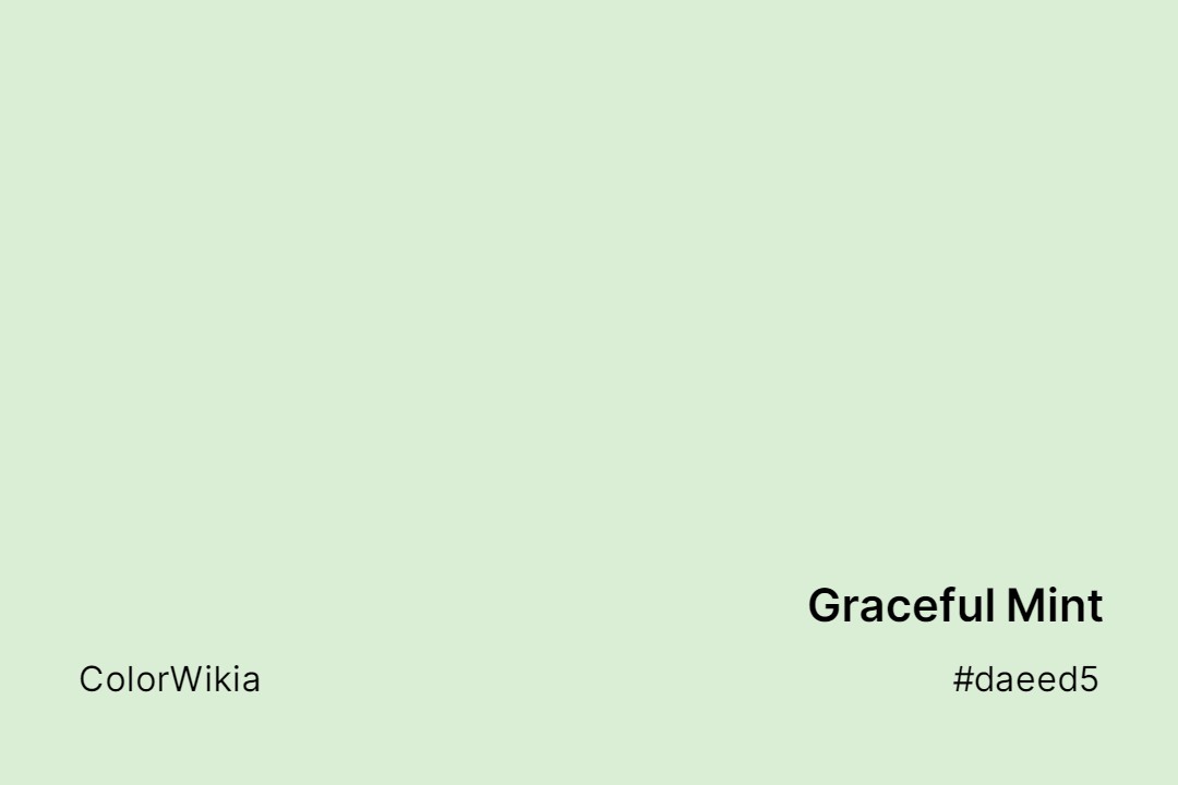 graceful mint color daeed5