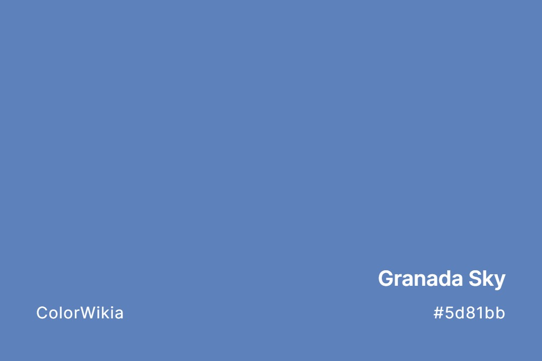 Granada Sky Color – #5d81bb: Codes and Complete Breakdown