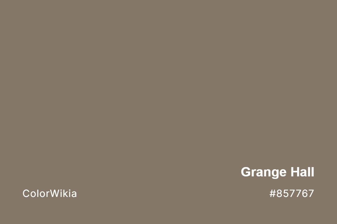 Grange Hall Color – #857767: Codes and Complete Breakdown