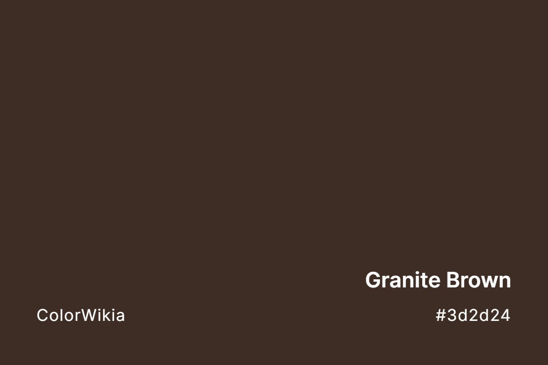 Granite Brown Color – #3d2d24: Codes and Complete Breakdown