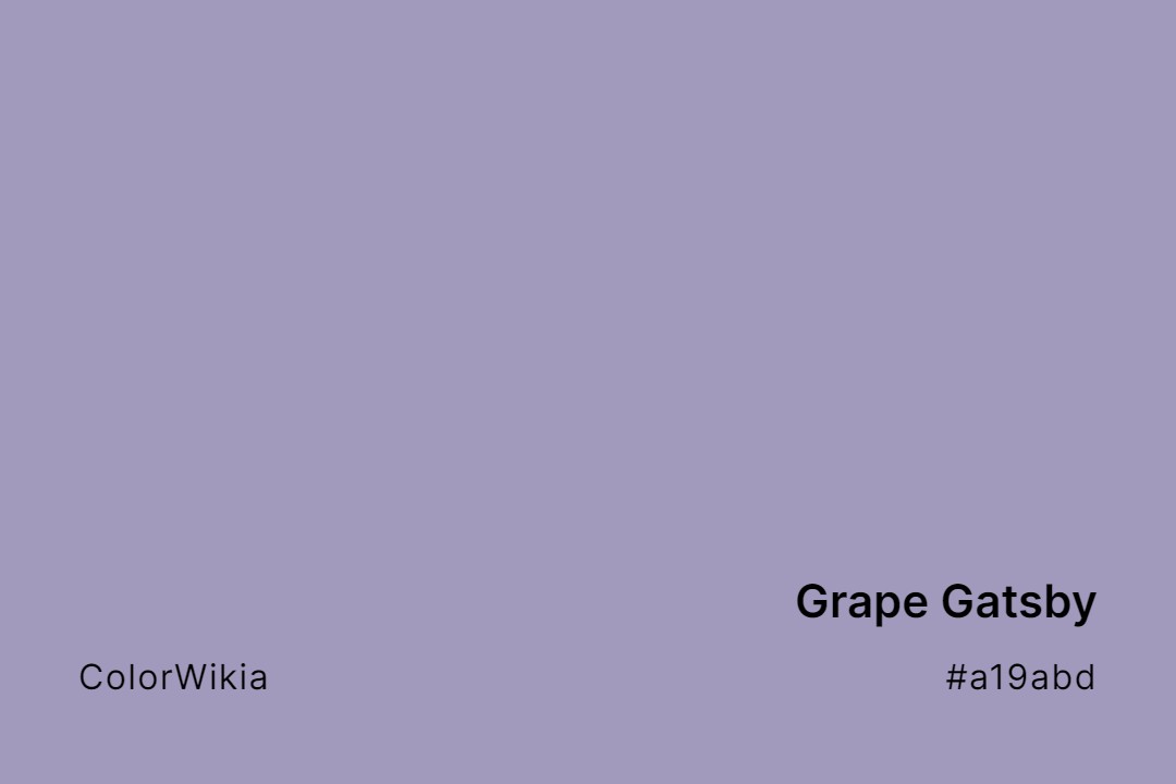 Grape Gatsby Color – #a19abd: Codes and Complete Breakdown
