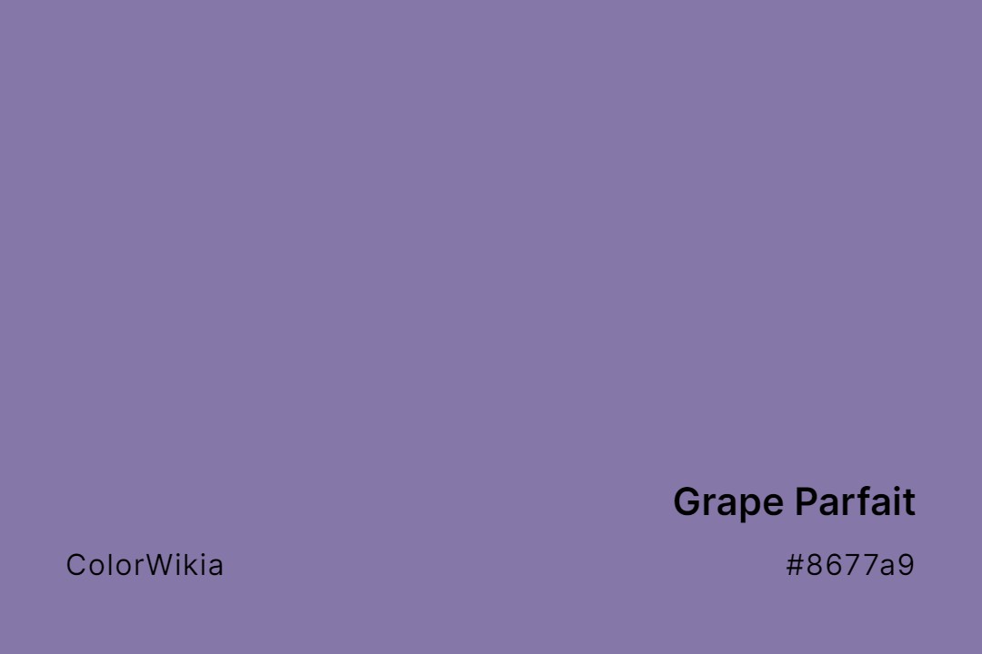 Grape Parfait Color – #8677a9: Codes and Complete Breakdown